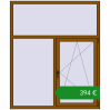 Ціноутворення Вікна 1500x1800 мм REHAU Euro 60. Ціна: €394.06