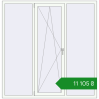 Ціноутворення Вікна 1760x1800 мм REHAU Euro 60 Білий (RAL 9016) з двох сторін. Ціна: ₴11,105.23