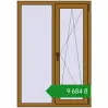 Ціноутворення Вікна 1005x1450 мм REHAU Euro 60 LIGHT_OAK з двох сторін. Ціна: ₴9,683.64