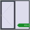 Ціноутворення Вікна 2000x2000 мм REHAU Euro 60. Ціна: €403.06