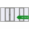 Ціноутворення Вікна 3000x1500 мм Altest Pony 375 RAL 9007 Grey aluminium з двох сторін. Ціна: ₴46,133.89