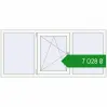 Ціноутворення Вікна 1800x800 мм REHAU Euro 60 Білий (RAL 9016) з двох сторін. Ціна: ₴7,028.47