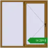 Ціноутворення Вікна 1600x1600 мм REHAU Euro 60 LIGHT_OAK з двох сторін. Ціна: ₴14,289.17