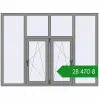 Ціноутворення Вікна 2000x1500 мм Altest Pony 375 RAL 9007 Grey aluminium з двох сторін. Ціна: ₴28,469.94