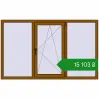 Ціноутворення Вікна 1900x1160 мм REHAU Euro 60 GOLDEN OAK з двох сторін. Ціна: ₴15,103.41