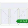 Ціноутворення Вікна 2450x2010 мм REHAU Euro 70 Білий (RAL 9016) з двох сторін. Ціна: ₴30,564.26