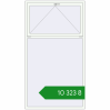 Ціноутворення Вікна 1300x2350 мм REHAU Euro 60 Білий (RAL 9016) з двох сторін. Ціна: ₴10,322.94