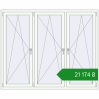 Ціноутворення Вікна 1900x1550 мм REHAU Euro 70 Білий (RAL 9016) з двох сторін. Ціна: ₴21,174.06