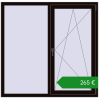 Ціноутворення Вікна 1460x1430 мм REHAU Euro 60. Ціна: €265.10