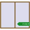 Ціноутворення Вікна 2200x2000 мм REHAU Euro 70 GOLDEN OAK з двох сторін. Ціна: ₴21,655.76