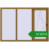 Ціноутворення Вікна 2000x1400 мм REHAU Brillant-Design LIGHT_OAK з двох сторін. Ціна: ₴20,829.39