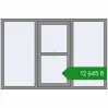Ціноутворення Вікна 1800x1200 мм Altest Pony 375 RAL 9007 Grey aluminium з двох сторін. Ціна: ₴12,645.19