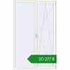 Ціноутворення Вікна 1500x2400 мм REHAU Euro 70 Білий (RAL 9016) з двох сторін. Ціна: ₴20,276.63
