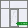 Ціноутворення Вікна 1800x1800 мм Altest Pony 375 RAL 9007 Grey aluminium з двох сторін. Ціна: ₴22,422.15