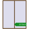 Ціноутворення Вікна 1940x2320 мм REHAU Euro 70 WALNUT з двох сторін. Ціна: ₴23,706.48