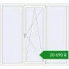 Ціноутворення Вікна 2000x1800 мм REHAU SYNEGO MD Білий (RAL 9016) з двох сторін. Ціна: ₴20,689.50