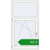 Ціноутворення Вікна 870x1550 мм REHAU Euro 60. Ціна: €139.82