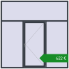 Ціноутворення Вікна 2400x2400 мм REHAU Euro 60. Ціна: €621.57