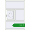 Ціноутворення Вікна 1000x1500 мм REHAU Euro 70. Ціна: €234.71