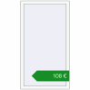 Ціноутворення Вікна 800x1450 мм REHAU Euro 70. Ціна: €108.37