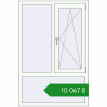 Ціноутворення Вікна 1000x1500 мм REHAU Euro 70 Білий (RAL 9016) з двох сторін. Ціна: ₴10,066.60
