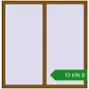 Ціноутворення Вікна 1410x1440 мм REHAU Euro 70 GOLDEN OAK з двох сторін. Ціна: ₴10,696.39