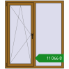 Ціноутворення Вікна 1300x1500 мм REHAU Euro 60 LIGHT_OAK з двох сторін. Ціна: ₴11,066.49