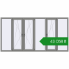 Ціноутворення Вікна 3000x1500 мм Altest Pony 375 RAL 9007 Grey aluminium з двох сторін. Ціна: ₴43,058.30