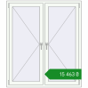 Ціноутворення Вікна 1300x1500 мм REHAU Brillant-Design Білий (RAL 9016) з двох сторін. Ціна: ₴15,463.22