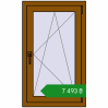 Ціноутворення Вікна 600x1000 мм REHAU Euro 60 GOLDEN OAK з двох сторін. Ціна: ₴7,493.31