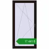 Ціноутворення Вікна 1000x2000 мм REHAU Euro 70 BLACK_BROWN з двох сторін. Ціна: ₴17,441.38