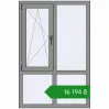 Ціноутворення Вікна 1000x1500 мм Altest Pony 375 RAL 9007 Grey aluminium з двох сторін. Ціна: ₴16,194.25