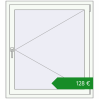 Ціноутворення Вікна 1000x1112 мм REHAU Euro 60. Ціна: €128.28