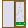 Ціноутворення Вікна 1300x1500 мм REHAU Euro 70 LIGHT_OAK з двох сторін. Ціна: ₴12,706.70