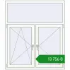 Ціноутворення Вікна 1300x1500 мм REHAU Brillant-Design Білий (RAL 9016) з двох сторін. Ціна: ₴13,755.75