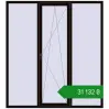 Ціноутворення Вікна 2000x2200 мм REHAU SYNEGO MD BLACK_BROWN з двох сторін. Ціна: ₴31,132.10