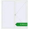 Ціноутворення Вікна 1900x2100 мм REHAU Euro 60 Білий (RAL 9016) з двох сторін. Ціна: ₴13,899.88