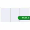 Ціноутворення Вікна 3000x1500 мм REHAU Euro 70 Білий (RAL 9016) з двох сторін. Ціна: ₴17,290.20