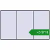 Ціноутворення Вікна 4000x2400 мм REHAU Euro 70 ANTHRACITE_GREY_STRUKTURAL з двох сторін. Ціна: ₴40,571.39