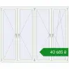 Ціноутворення Вікна 2450x2010 мм REHAU Euro 70 Білий (RAL 9016) з двох сторін. Ціна: ₴40,684.93