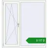Ціноутворення Вікна 1350x1450 мм REHAU Euro 60 Білий (RAL 9016) з двох сторін. Ціна: ₴8,116.75