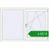 Ціноутворення Вікна 1450x1000 мм REHAU Euro 60 Білий (RAL 9016) з двох сторін. Ціна: ₴6,856.75