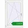 Ціноутворення Вікна 860x1330 мм REHAU Euro 60 Білий (RAL 9016) з двох сторін. Ціна: ₴5,443.06