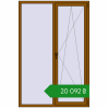 Ціноутворення Вікна 1400x2100 мм REHAU Euro 60 GOLDEN OAK з двох сторін. Ціна: ₴20,092.47