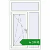 Ціноутворення Вікна 840x1340 мм REHAU Euro 60 Білий (RAL 9016) з двох сторін. Ціна: ₴6,533.84