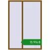 Ціноутворення Вікна 1500x2200 мм REHAU Euro 60 GOLDEN OAK з двох сторін. Ціна: ₴15,916.20