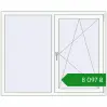 Ціноутворення Вікна 1500x1200 мм REHAU Euro 60 Білий (RAL 9016) з двох сторін. Ціна: ₴8,097.49