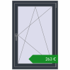 Ціноутворення Вікна 800x1200 мм REHAU Brillant-Design. Ціна: €262.68