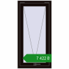 Ціноутворення Вікна 600x1200 мм REHAU Euro 60 BLACK_BROWN з двох сторін. Ціна: ₴7,422.16