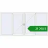 Ціноутворення Вікна 2905x1435 мм REHAU Euro 70 Білий (RAL 9016) з двох сторін. Ціна: ₴21,085.01